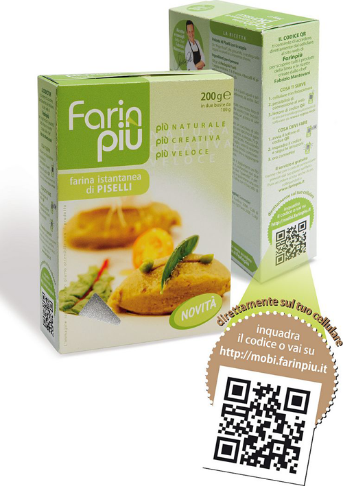 Farin Piu QR Code use for recipes Farin Piu QR Code use for recipes