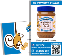 Peanut Butter & Co. business cards Peanut Butter & Co. business cards