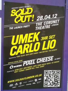 Knockout Events Sold Out QR Code on flyer Knockout Events Sold Out QR Code on flyer