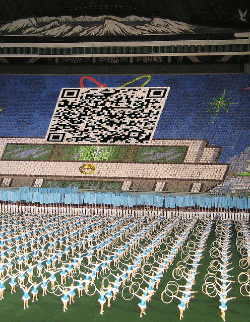 QR Code Arirang North Korea Festival